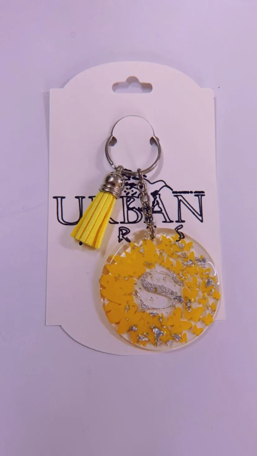 Mini Butterfly Key Chain - Urban Arts Grenada