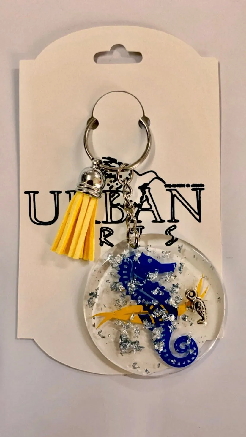 Sea Horse Key Chain - Urban Arts Grenada