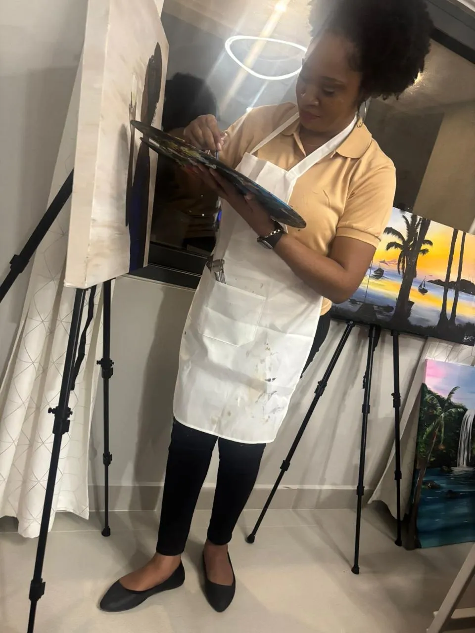 Mixing The Palette - Urban Arts Grenada