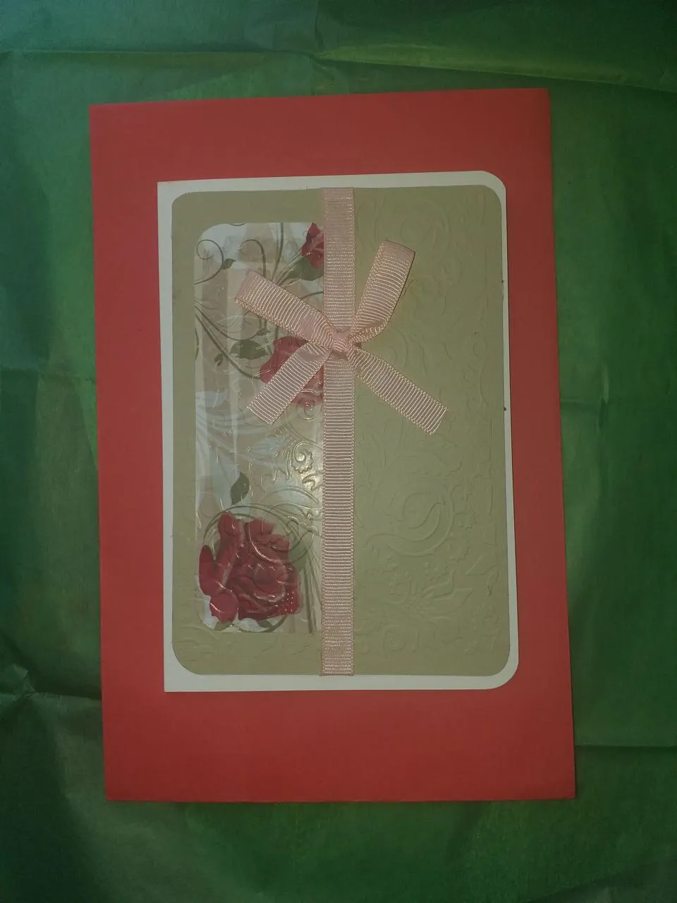 Red Rose Thank You Card - Urban Arts Grenada